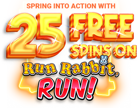 Snatch 25 Free Spins on Run Rabbit, Run